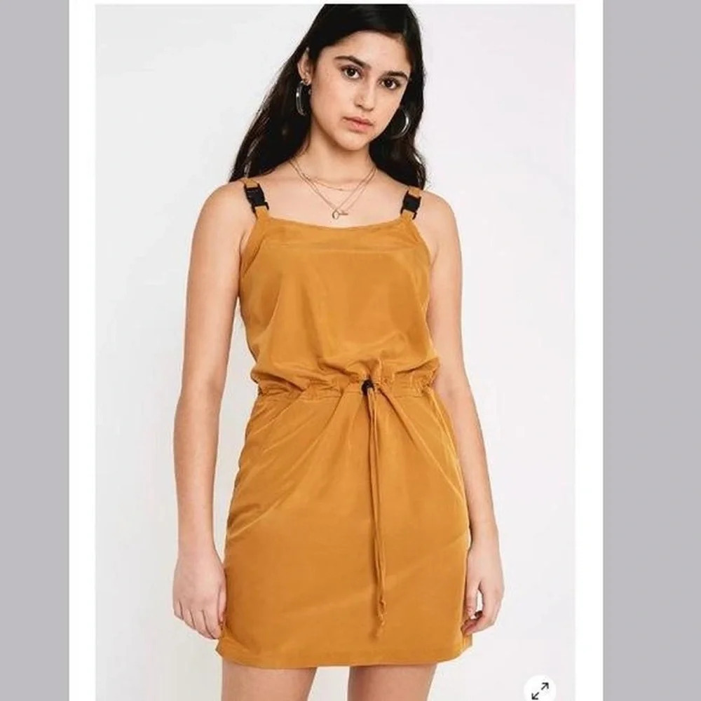 Urban Outfitters Utility Buckle Strap Dress